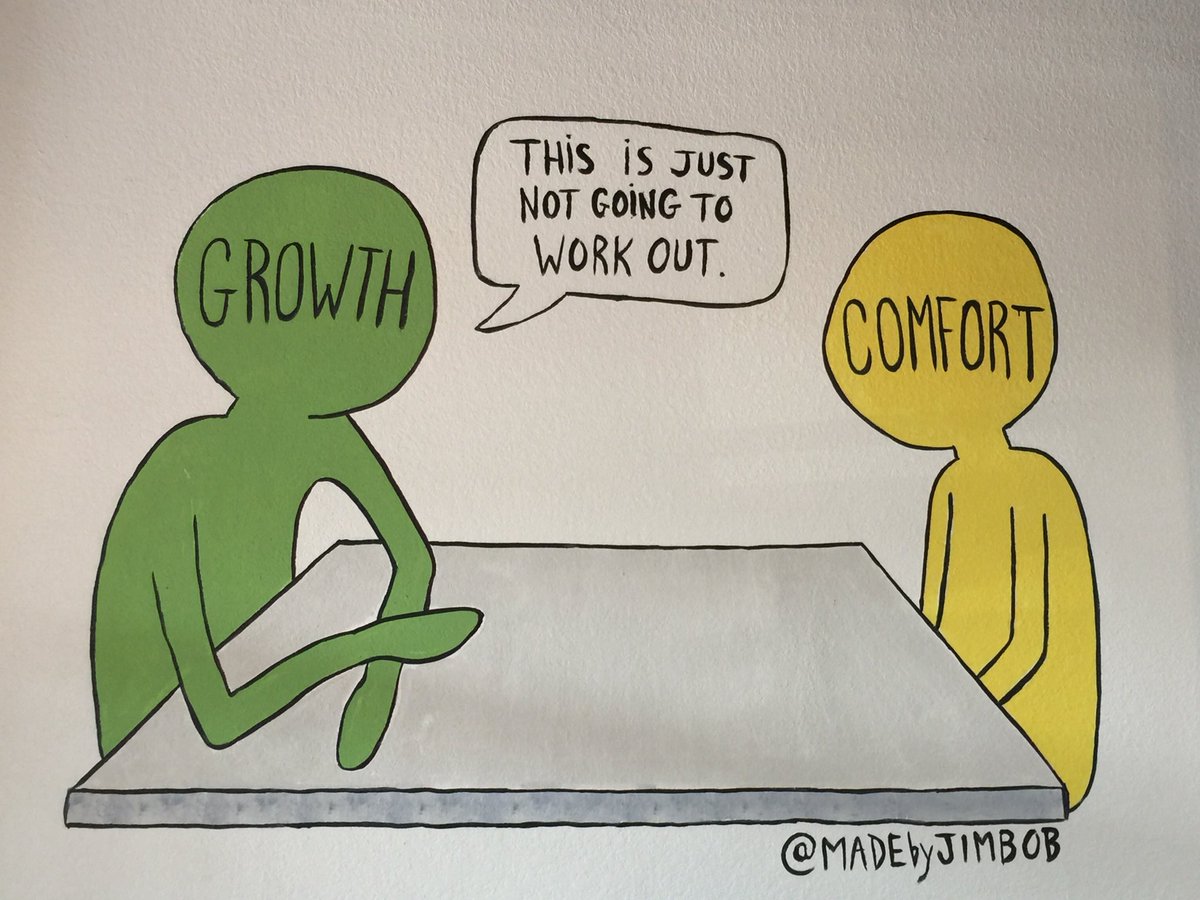 No Growth Inside Comfort Zone